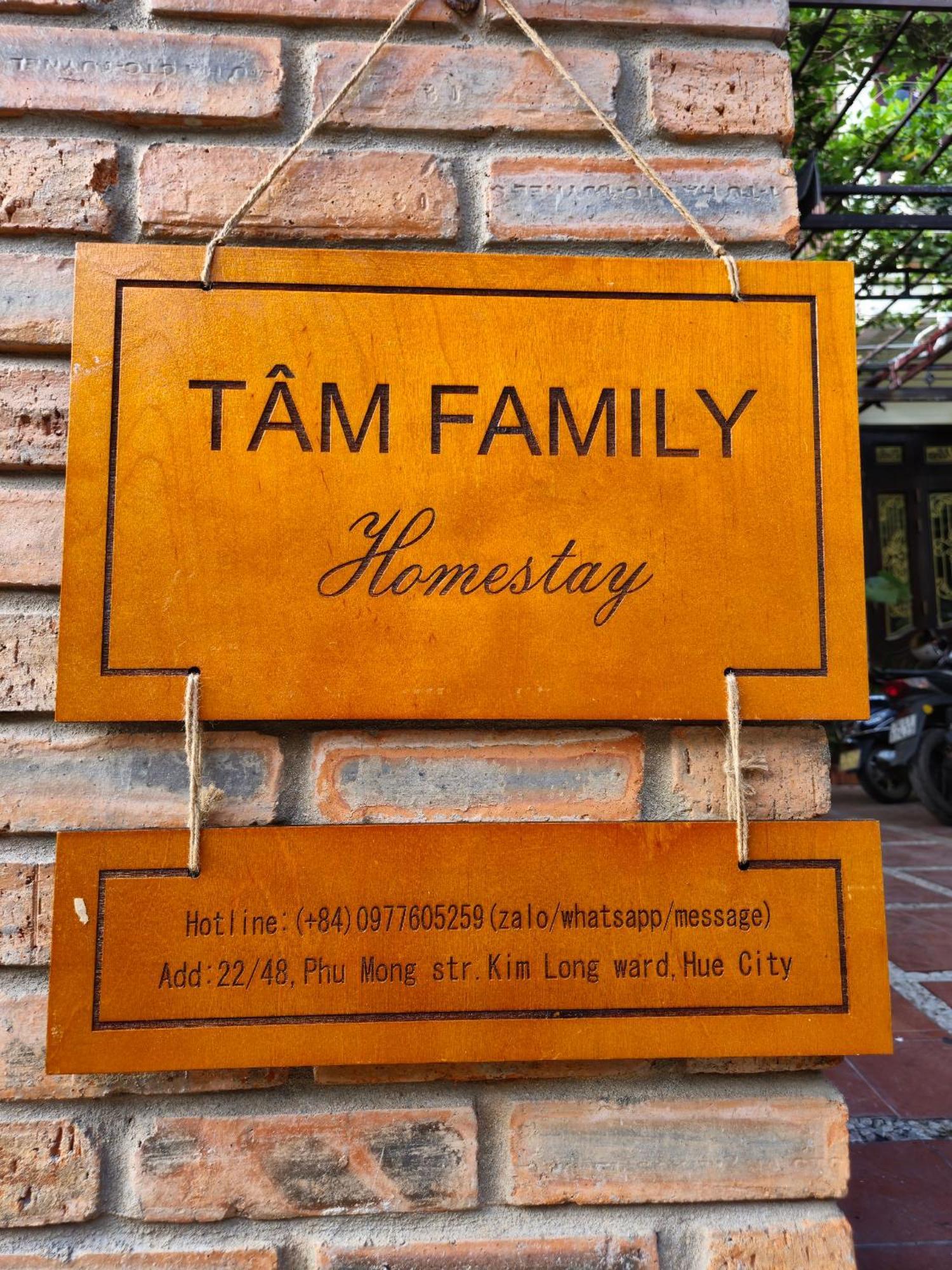 Tam Family Homestay-Хюэ Экстерьер фото